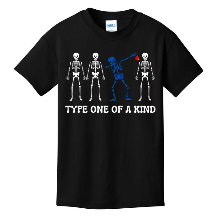 Funny Diabetes Dancing Skeleton Kids T-Shirt