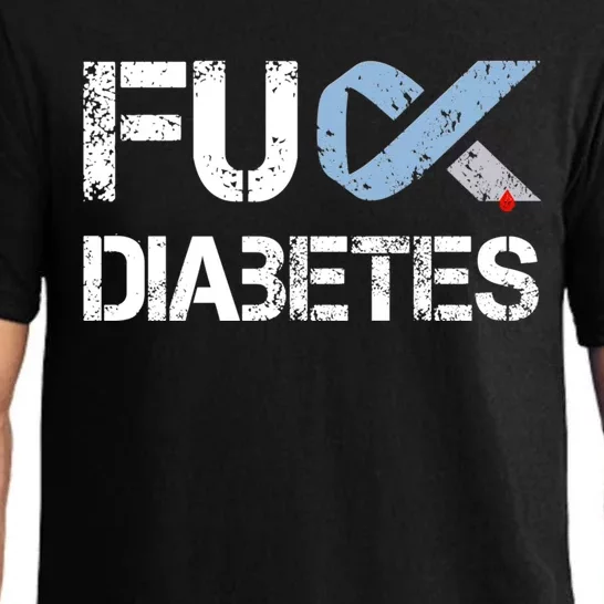 Fuck Diabetes Diabetes Support And Awareness Gift Pajama Set