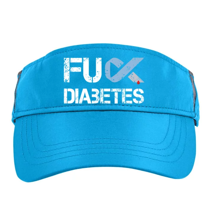 Fuck Diabetes Diabetes Support And Awareness Gift Adult Drive Performance Visor