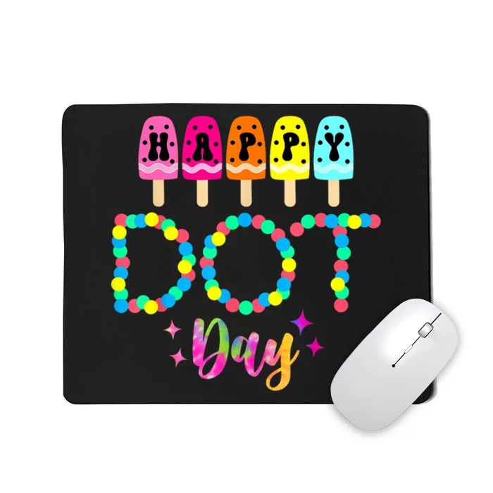 Funny Dot Day 2024 Colorful Polka Dot Day Gift Mousepad