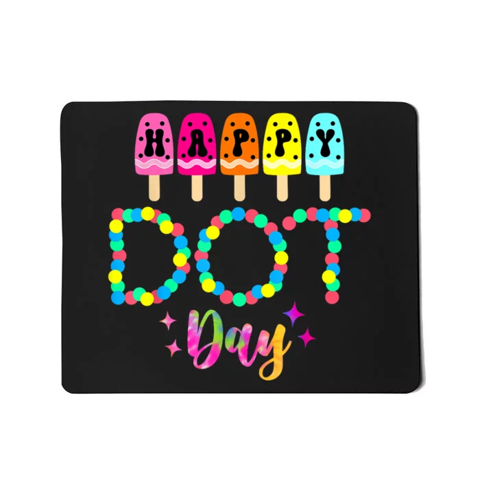 Funny Dot Day 2024 Colorful Polka Dot Day Gift Mousepad