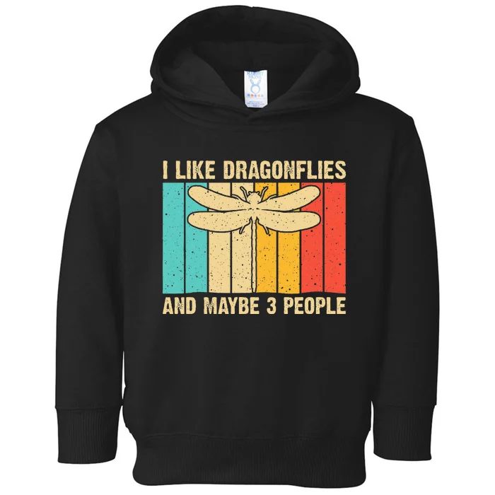 Funny Dragonfly Design For Dragonfly Toddler Hoodie