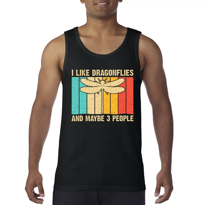 Funny Dragonfly Design For Dragonfly Tank Top