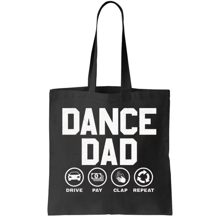 Funny Dance Dad Proud Dancer Dancing Father Tote Bag