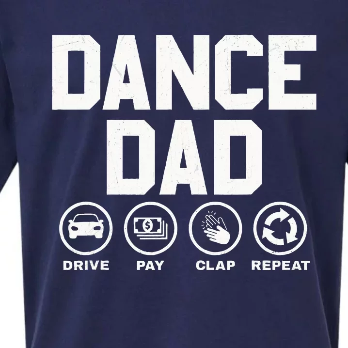 Funny Dance Dad Proud Dancer Dancing Father Sueded Cloud Jersey T-Shirt