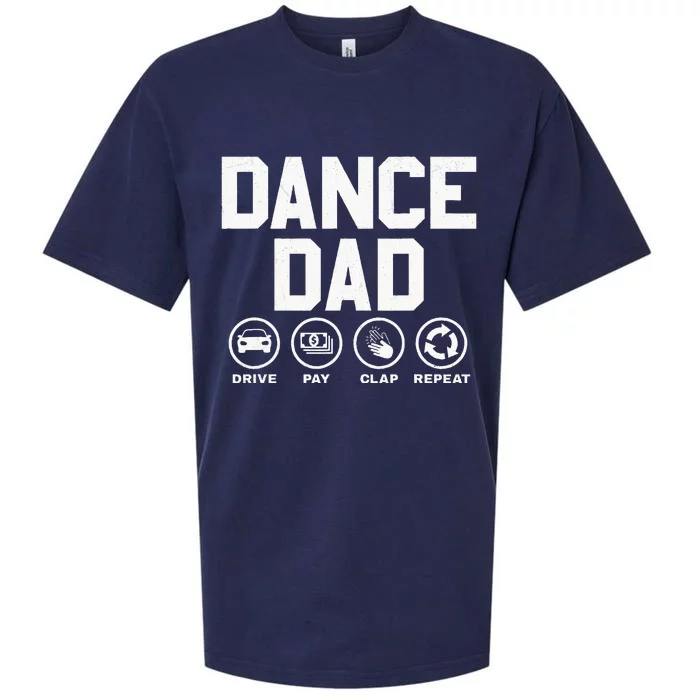 Funny Dance Dad Proud Dancer Dancing Father Sueded Cloud Jersey T-Shirt