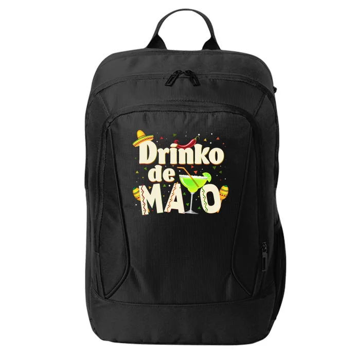 Funny Drinko De Mayo Cinco De Mayo City Backpack