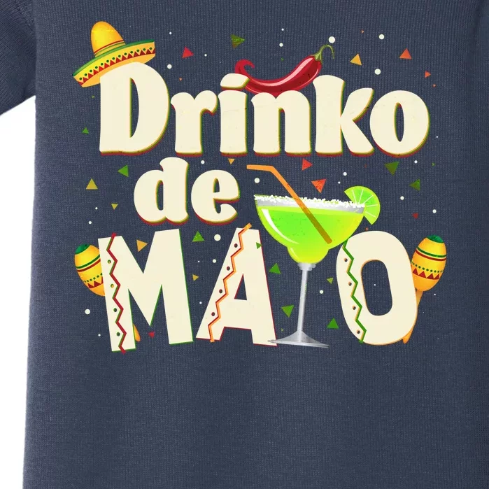 Funny Drinko De Mayo Cinco De Mayo Baby Bodysuit