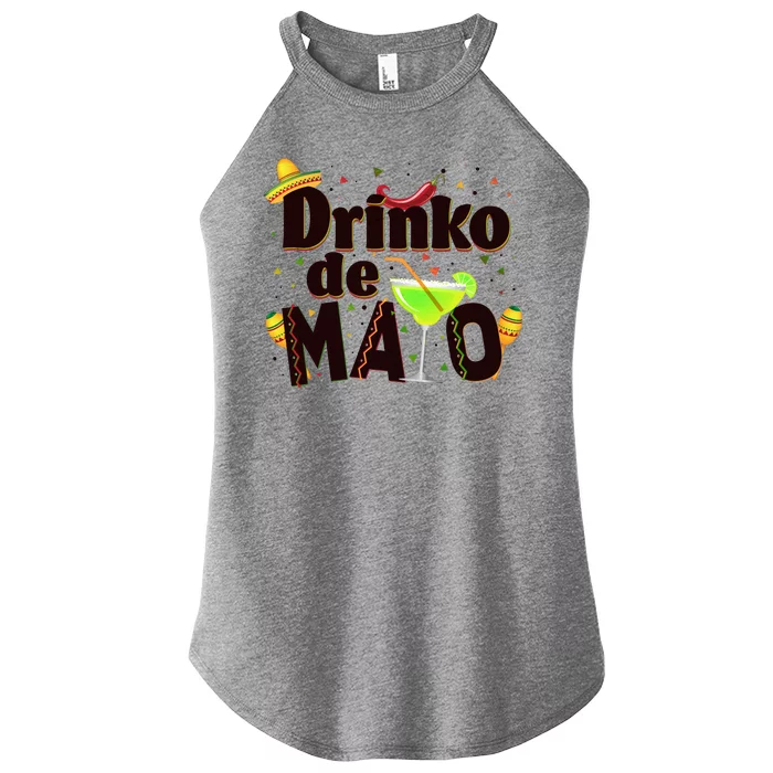 Funny Drinko De Mayo Cinco De Mayo Women’s Perfect Tri Rocker Tank