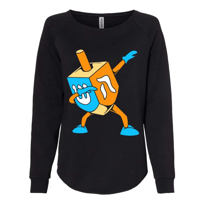 Funny Dabbing Dreidel Hanukkah Dancing Chanukah Womens California Wash Sweatshirt