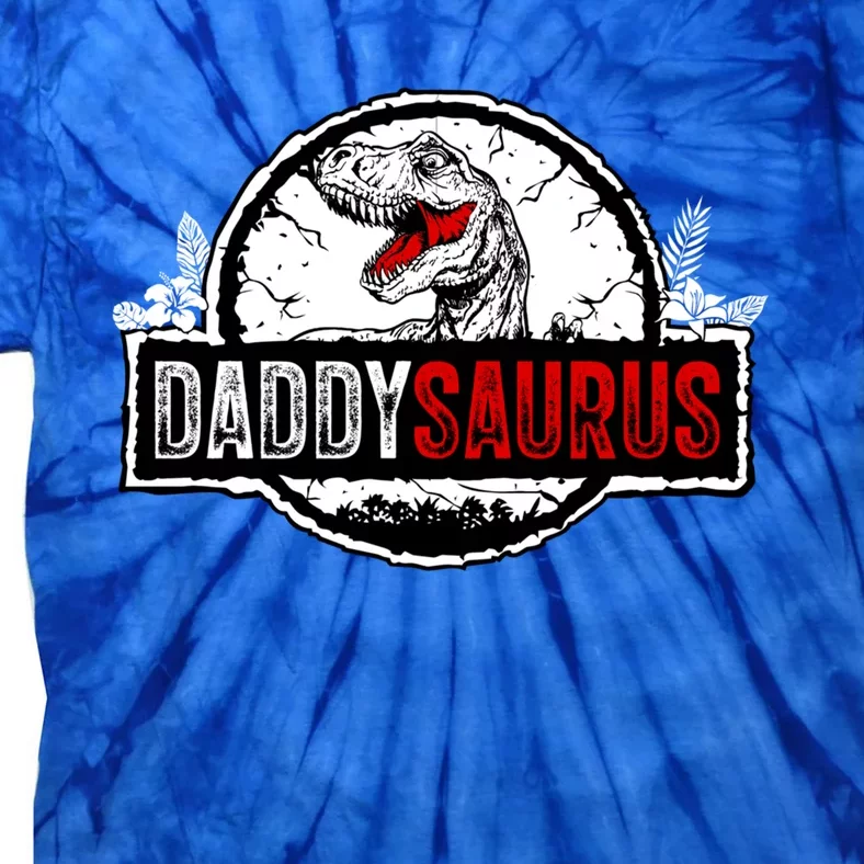 Fathers Day Daddysaurus Great Funny Gift Idea For Dad Gift Tie-Dye T-Shirt