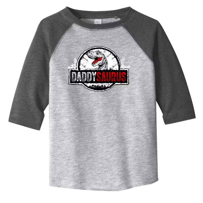 Fathers Day Daddysaurus Great Funny Gift Idea For Dad Gift Toddler Fine Jersey T-Shirt