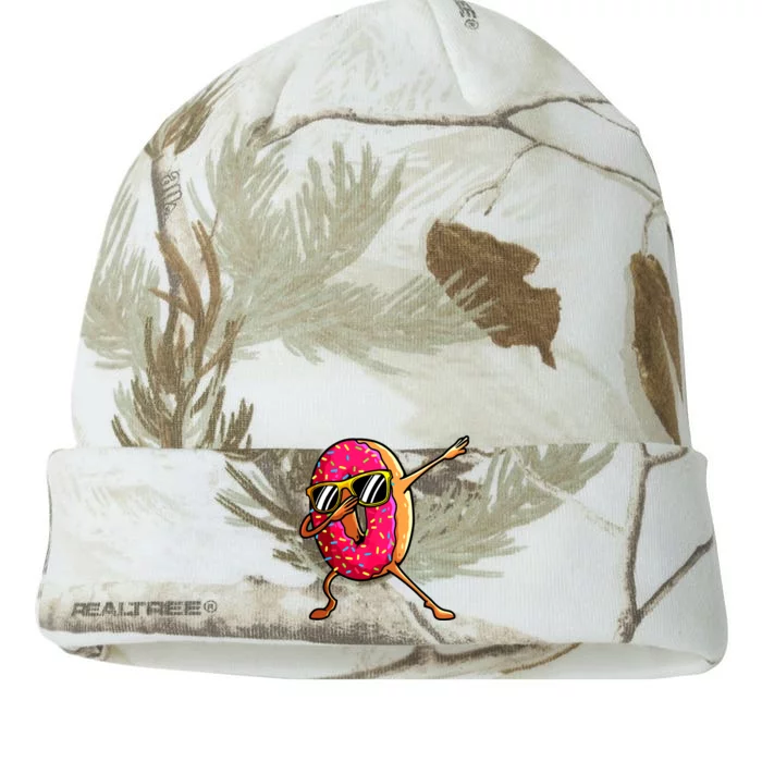 Funny Donut Designs For Boy Girl Hiphop Dabbing Donut Kati - 12in Camo Beanie