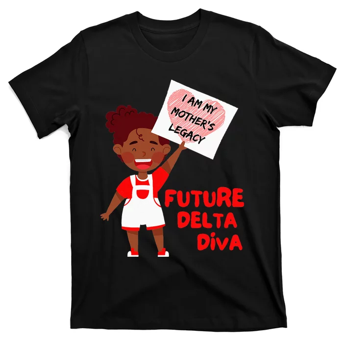 Future Delta Diva Black Sorority 1913 T-Shirt