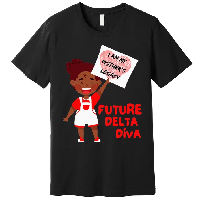 Future Delta Diva Black Sorority 1913 Premium T-Shirt