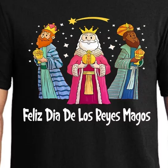 Feliz Dia De Reyes Day Wise Three Kings Tee Happy Epiphany Pajama Set