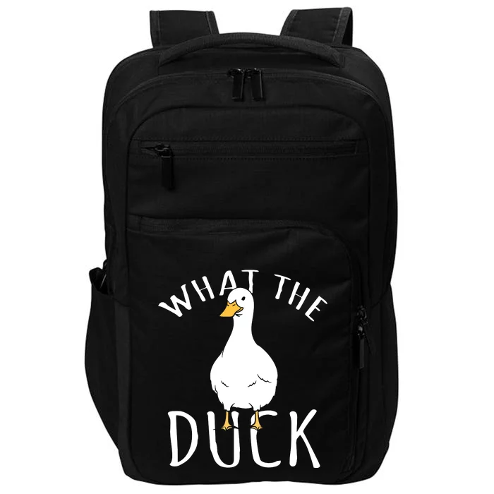 Funny Daddy Duck Rubber Duck Impact Tech Backpack