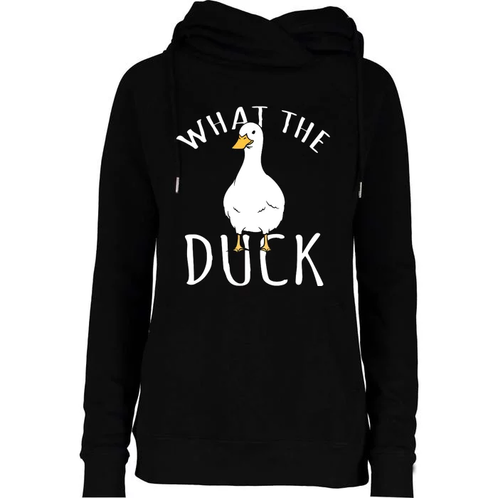 Funny Daddy Duck Rubber Duck Womens Funnel Neck Pullover Hood