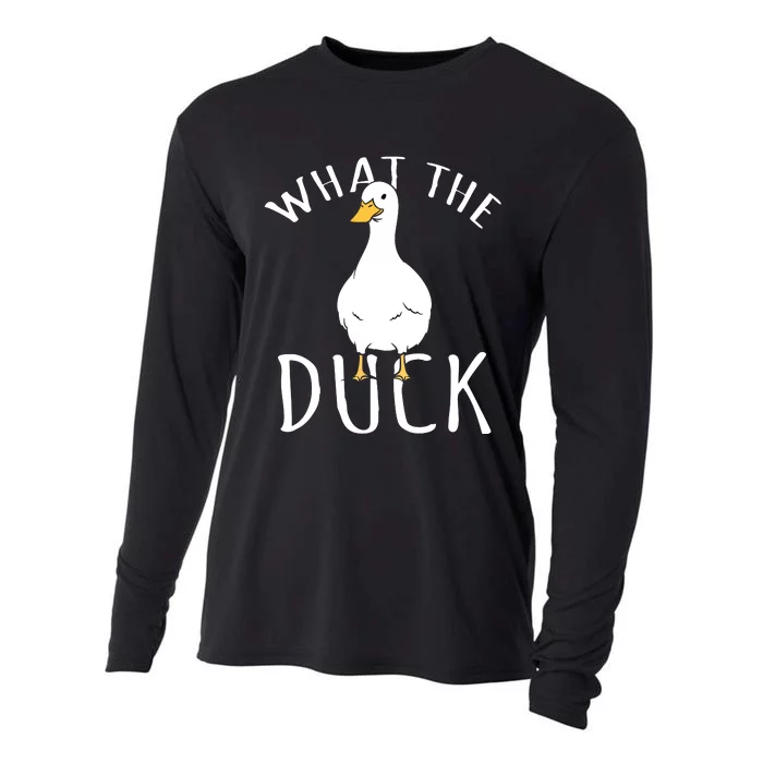 Funny Daddy Duck Rubber Duck Cooling Performance Long Sleeve Crew