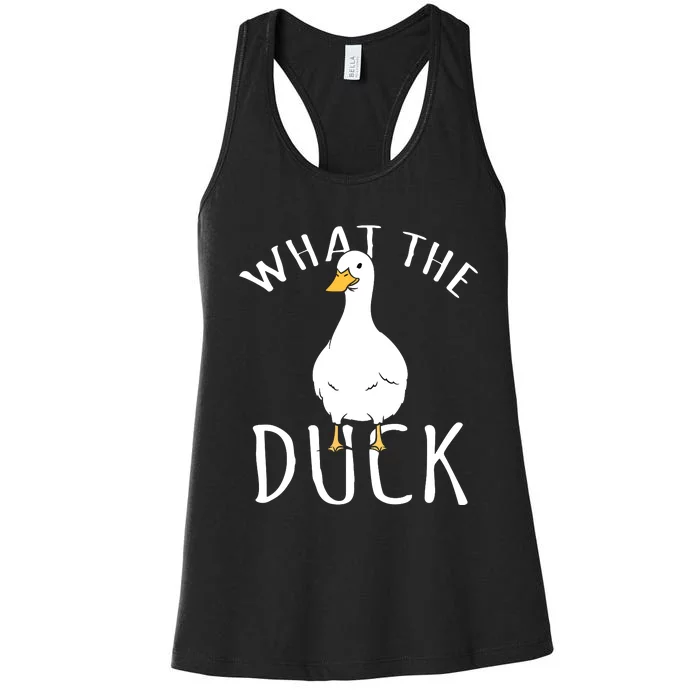 Funny Daddy Duck Rubber Duck Women's Racerback Tank