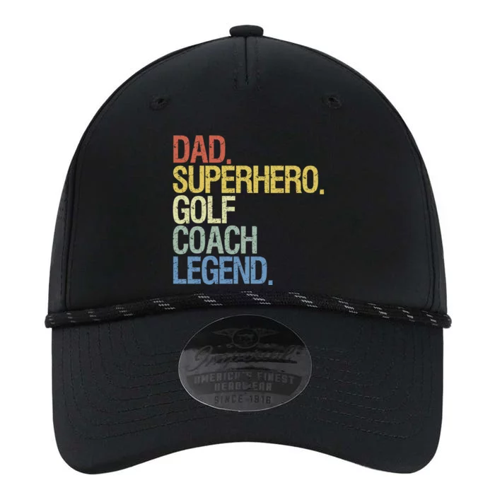 Father's Day Dad Superhero Golf Coach Legend Gift For Dad Performance The Dyno Cap