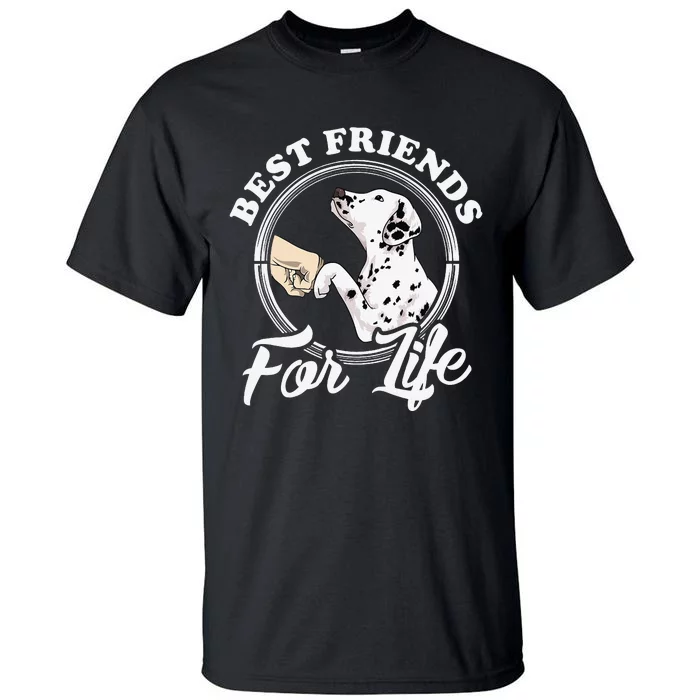 Funny Dalmatian Design Best Friends Dalmation Lovers Tall T-Shirt