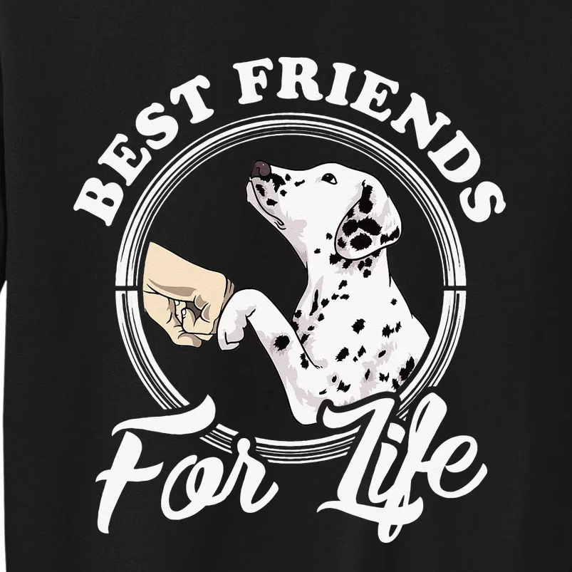 Funny Dalmatian Design Best Friends Dalmation Lovers Tall Sweatshirt