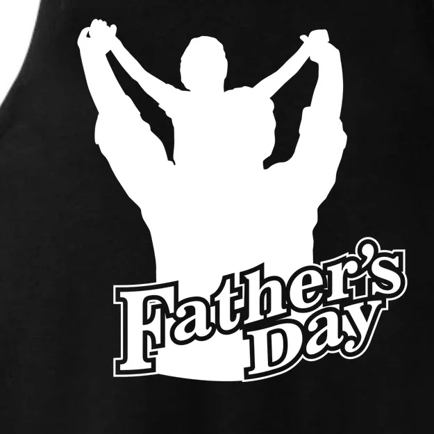 Father's Day Dad And Son Ladies Tri-Blend Wicking Tank