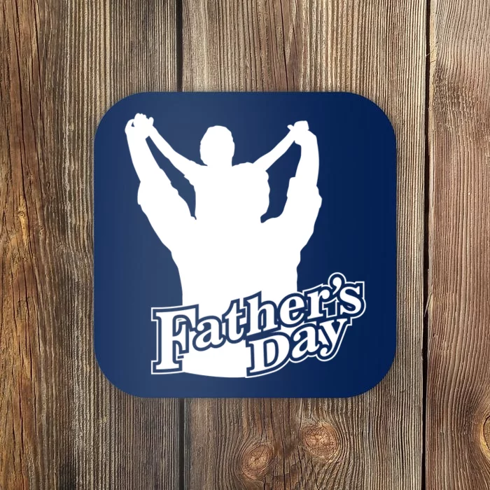 Father's Day Dad And Son Coaster