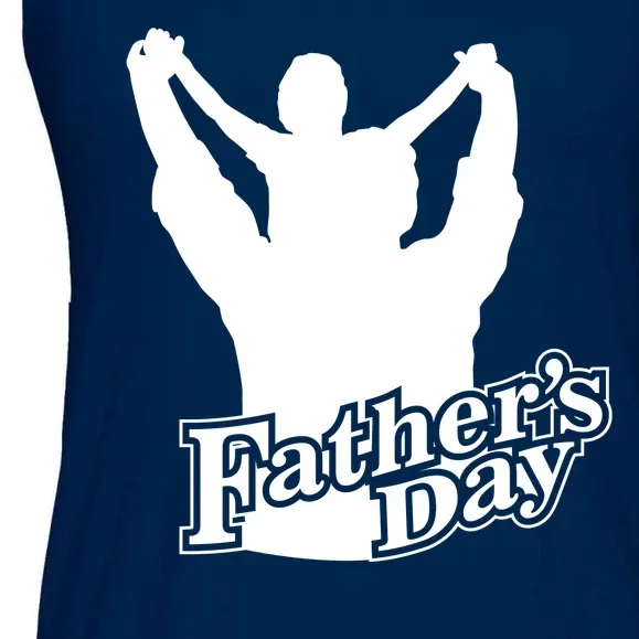 Father's Day Dad And Son Ladies Essential Flowy Tank