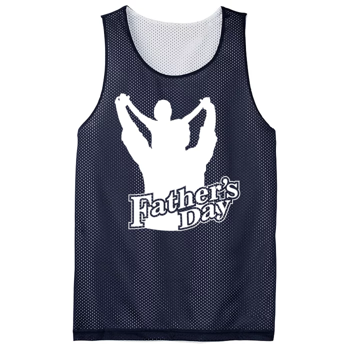 Father's Day Dad And Son Mesh Reversible Basketball Jersey Tank