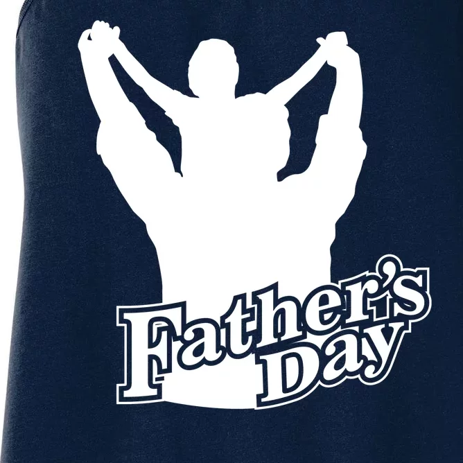 Father's Day Dad And Son Women's Racerback Tank