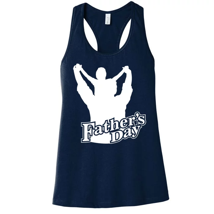 Father's Day Dad And Son Women's Racerback Tank