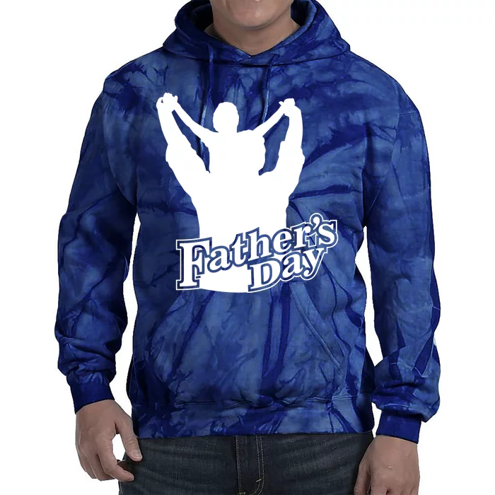 Father's Day Dad And Son Tie Dye Hoodie