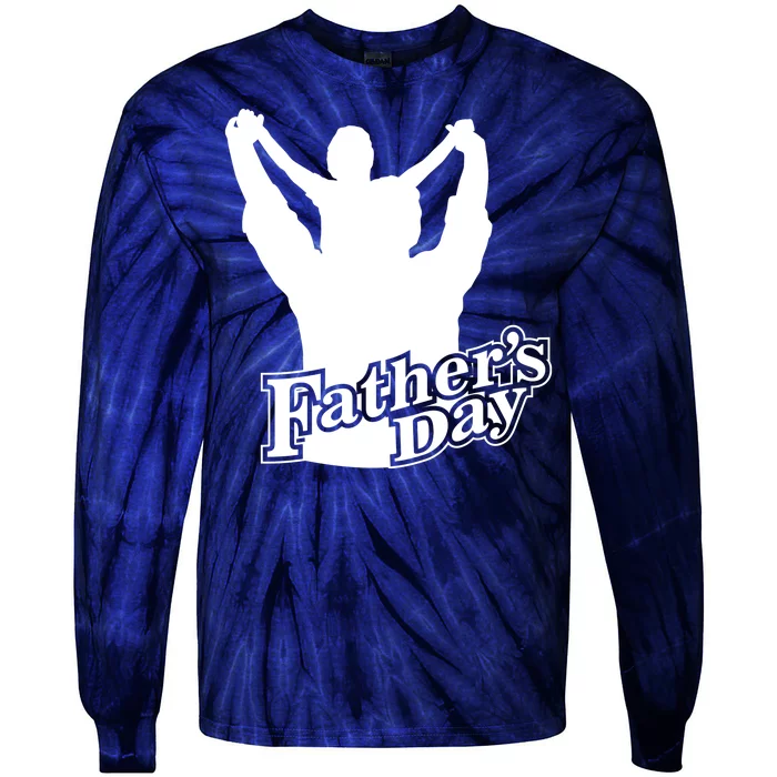 Father's Day Dad And Son Tie-Dye Long Sleeve Shirt