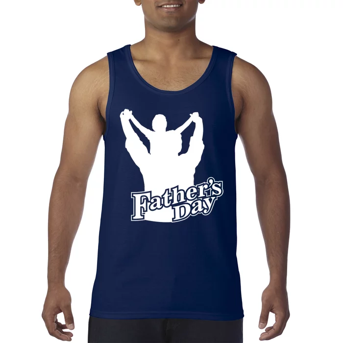 Father's Day Dad And Son Tank Top