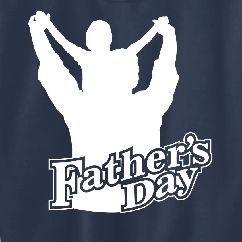 Father's Day Dad And Son Kids Sweatshirt