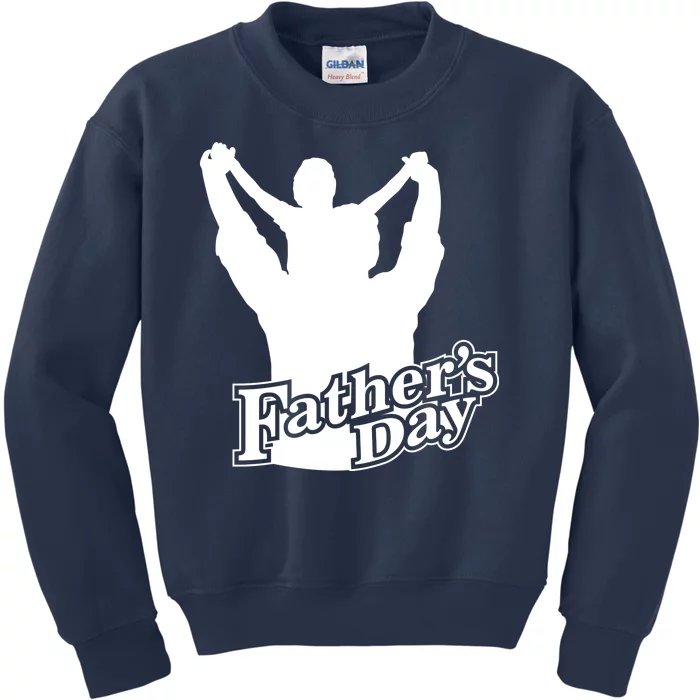 Father's Day Dad And Son Kids Sweatshirt