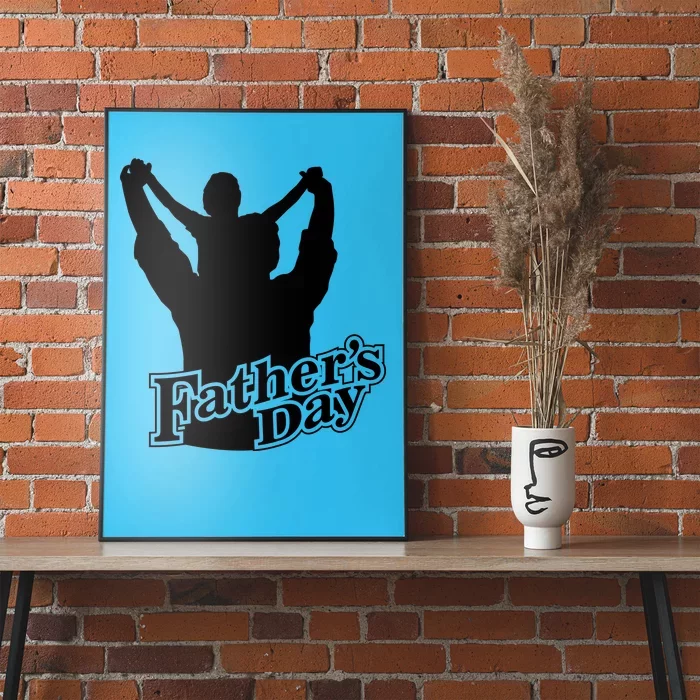 Father's Day Dad And Son Poster