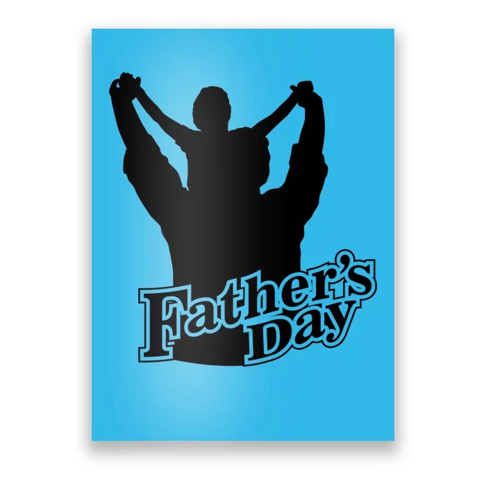 Father's Day Dad And Son Poster