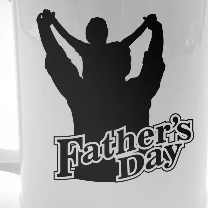 Father's Day Dad And Son Front & Back Beer Stein