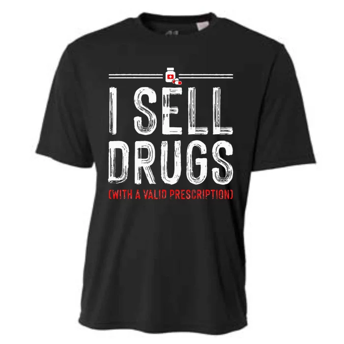 Funny Drug Design Pharmacist Pharmacy Technician Cooling Performance Crew T-Shirt