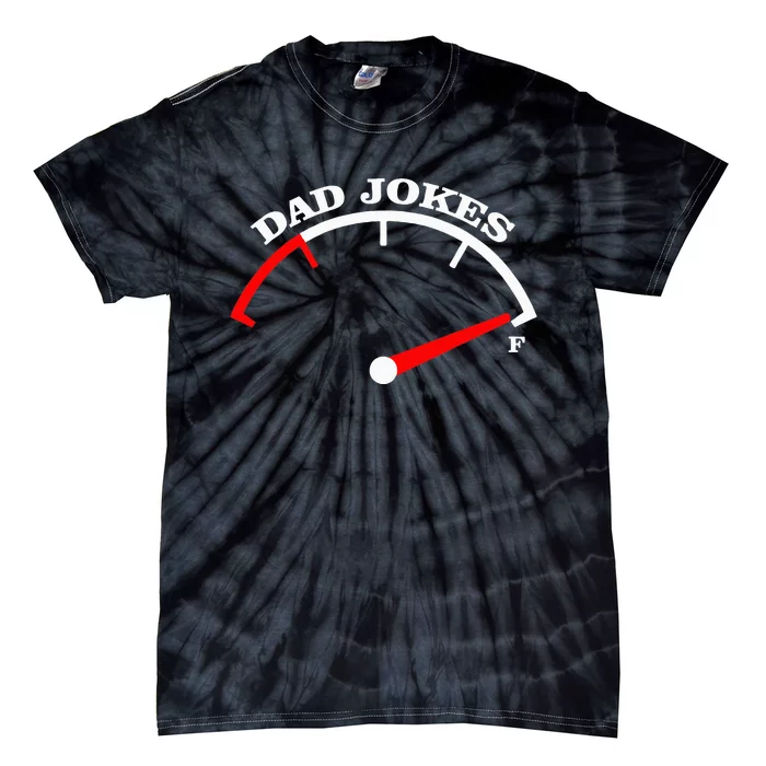 Fathers Day Dad Jokes Fuel Car Pun Loading Father Tie-Dye T-Shirt