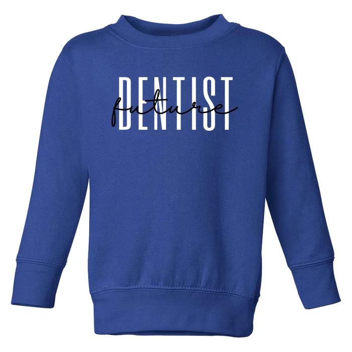 Future Dentist Dental Assistant Dental Hygienist Dentist Gift Toddler Sweatshirt