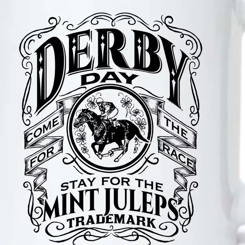 Funny Derby Day And Mint Juleps Kentucky Horse Racing Gift Black Color Changing Mug