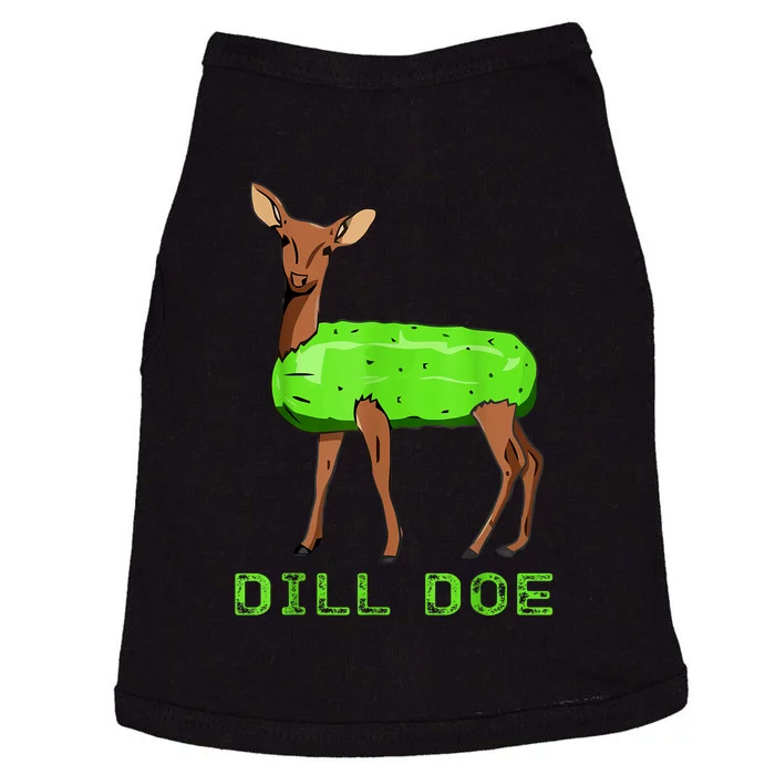 Funny Dill Doe Reindeer Pickles Naughty Dill Pickle Gift Doggie Tank