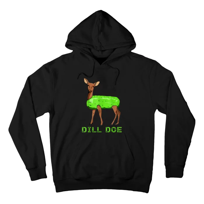 Funny Dill Doe Reindeer Pickles Naughty Dill Pickle Gift Hoodie