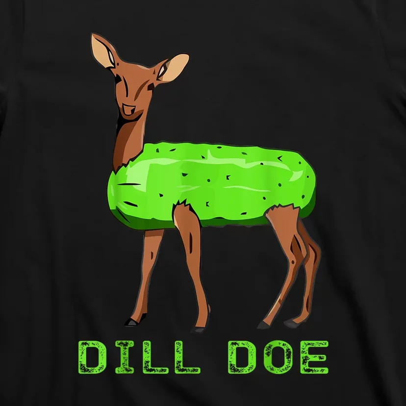 Funny Dill Doe Reindeer Pickles Naughty Dill Pickle Gift T-Shirt