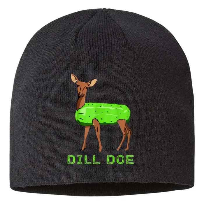 Funny Dill Doe Reindeer Pickles Naughty Dill Pickle Gift 8 1/2in Sustainable Knit Beanie