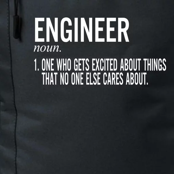 Father's Day Definition Of An Engineering Gifts For Engineers Gifts For Dad Fami Daily Commute Backpack